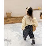 aimoha KIDS ドット柄パフスリーブ姫ブラウス | aimoha kids | 詳細画像6