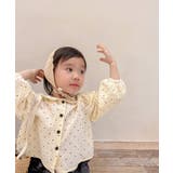 aimoha KIDS ドット柄パフスリーブ姫ブラウス | aimoha kids | 詳細画像7