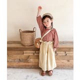 aimoha KIDS ギンガムチェックガーリーブラウス | aimoha kids | 詳細画像2 