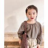 aimoha KIDS ギンガムチェックガーリーブラウス | aimoha kids | 詳細画像8 