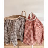 aimoha KIDS ギンガムチェックガーリーブラウス | aimoha kids | 詳細画像10 