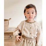 aimoha KIDS 配色パイピング前開きトップス | aimoha kids | 詳細画像6