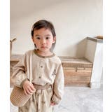 aimoha KIDS 配色パイピング前開きトップス | aimoha kids | 詳細画像7