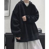 畦編みニット フーディー ニットパーカー | aimoha men | 詳細画像7