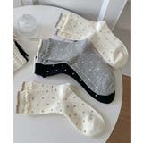 [2025 MOSOX NEW COLLECTION]ドットフリルソックス | aimoha  | 詳細画像18 
