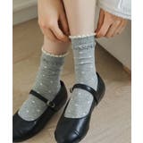 [2025 MOSOX NEW COLLECTION]ドットフリルソックス | aimoha  | 詳細画像2 