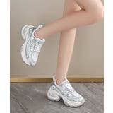 シルバー | 【SHOES 365】厚底レディースシューズ | aimoha