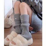 グレー | [2025 MOSOX NEW COLLECTION]リブレッグウォーマー | aimoha 