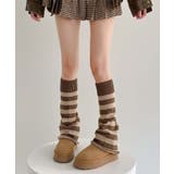 [2025 MOSOX NEW COLLECTION]ボーダーレッグウォーマー | aimoha  | 詳細画像7 