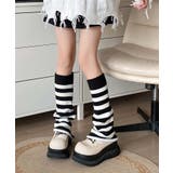 [2025 MOSOX NEW COLLECTION]ボーダーレッグウォーマー | aimoha  | 詳細画像22 