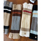 【MOSOX】木製ボタン付きマルチボーダーレッグウォーマー | aimoha | 詳細画像18