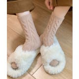 【MOSOX】ケーブル編み風レディースソックス | aimoha  | 詳細画像11 