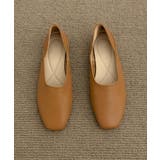 キャメル | 【SHOES 365】レディースフラットシューズ | aimoha