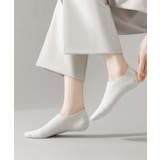 ホワイト | [2025 MOSOX NEW COLLECTION]無地コットンソックス | aimoha 