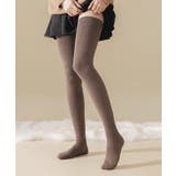 チョコ | 【MOSOX】微圧保温ニーハイソックス【AW】 | aimoha