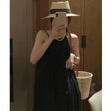 プリーツキャミソールワンピース ロングワンピース 韓国ファッション | aimoha | 詳細画像10