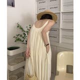 プリーツキャミソールワンピース ロングワンピース 韓国ファッション | aimoha | 詳細画像15