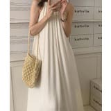 プリーツキャミソールワンピース ロングワンピース 韓国ファッション | aimoha | 詳細画像20