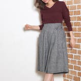 GRAY | グレンチェックミドル丈ガウチョ スカーチョ ワイドパンツ | aimoha