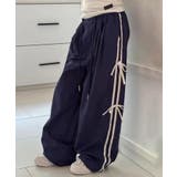 【-aimoha-KIDS-】リボンライン ワイドパンツ | aimoha kids | 詳細画像4 