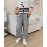 【-aimoha-KIDS-】フリル付きスウェットワイドパンツ | aimoha kids | 詳細画像4 