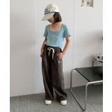 【aimoha-KIDS-】キッズ ワイドスウェットパンツ | aimoha kids | 詳細画像9