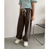 【aimoha-KIDS-】キッズ ワイドスウェットパンツ | aimoha kids | 詳細画像13