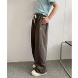 ダークグレー | 【aimoha-KIDS-】キッズ ワイドスウェットパンツ | aimoha kids