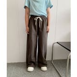 【aimoha-KIDS-】キッズ ワイドスウェットパンツ | aimoha kids | 詳細画像14