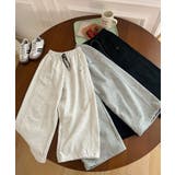 【aimoha-KIDS-】キッズ ワイドスウェットパンツ | aimoha kids | 詳細画像17