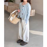 【aimoha-KIDS-】キッズ ワイドスウェットパンツ | aimoha kids | 詳細画像21