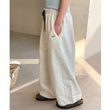 【aimoha-KIDS-】キッズ ワイドスウェットパンツ | aimoha kids | 詳細画像24