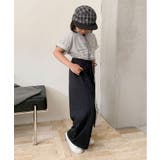 【aimoha-KIDS-】キッズ ワイドスウェットパンツ | aimoha kids | 詳細画像2