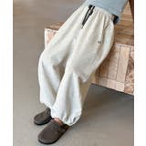 【aimoha-KIDS-】キッズ ワイドスウェットパンツ | aimoha kids | 詳細画像25