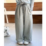 【aimoha-KIDS-】キッズ ワイドスウェットパンツ | aimoha kids | 詳細画像27