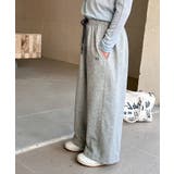 【aimoha-KIDS-】キッズ ワイドスウェットパンツ | aimoha kids | 詳細画像31