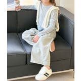 【aimoha-KIDS-】キッズ ワイドスウェットパンツ | aimoha kids | 詳細画像32