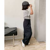 【aimoha-KIDS-】キッズ ワイドスウェットパンツ | aimoha kids | 詳細画像3