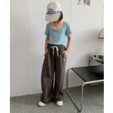 【aimoha-KIDS-】キッズ ワイドスウェットパンツ | aimoha kids | 詳細画像8