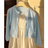 【aimoha-KIDS-】キッズ リブ編み刺繍カーディガン | aimoha kids | 詳細画像11