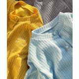 【aimoha-KIDS-】キッズ リブ編み刺繍カーディガン | aimoha kids | 詳細画像1