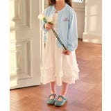 【aimoha-KIDS-】キッズ リブ編み刺繍カーディガン | aimoha kids | 詳細画像17