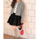 【aimoha-KIDS-】キッズ リブ編み刺繍カーディガン | aimoha kids | 詳細画像24