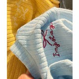 【aimoha-KIDS-】キッズ リブ編み刺繍カーディガン | aimoha kids | 詳細画像3