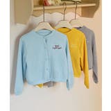 【aimoha-KIDS-】キッズ リブ編み刺繍カーディガン | aimoha kids | 詳細画像5