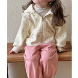 【-aimoha-KIDS-】花柄レースフリルパーカー | aimoha kids | 詳細画像3 