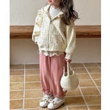 【-aimoha-KIDS-】花柄レースフリルパーカー | aimoha kids | 詳細画像4 