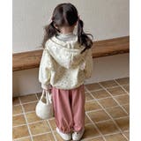 【-aimoha-KIDS-】花柄レースフリルパーカー | aimoha kids | 詳細画像7 