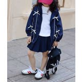 【aimoha-KIDS-】キッズ リボンブルゾン | aimoha kids | 詳細画像12 