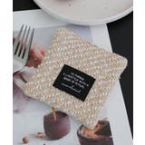 イエロー | ふんわりツイード風コースター | aimoha 